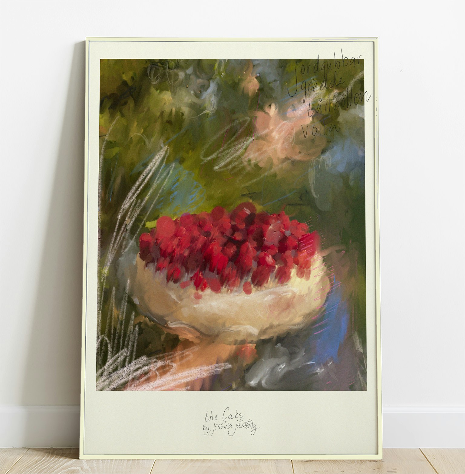 The Cake  –  Poster by Jessica Jämting