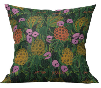 Djungelhjortron - Kuddfodral 50x50 cm  – Ekologisk bomull