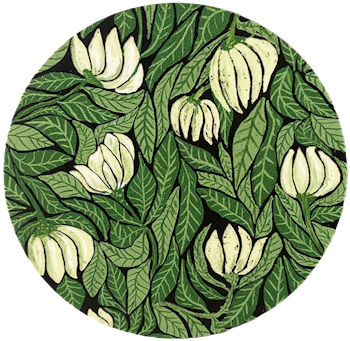 8 st Glasunderlägg - Vildvuxen