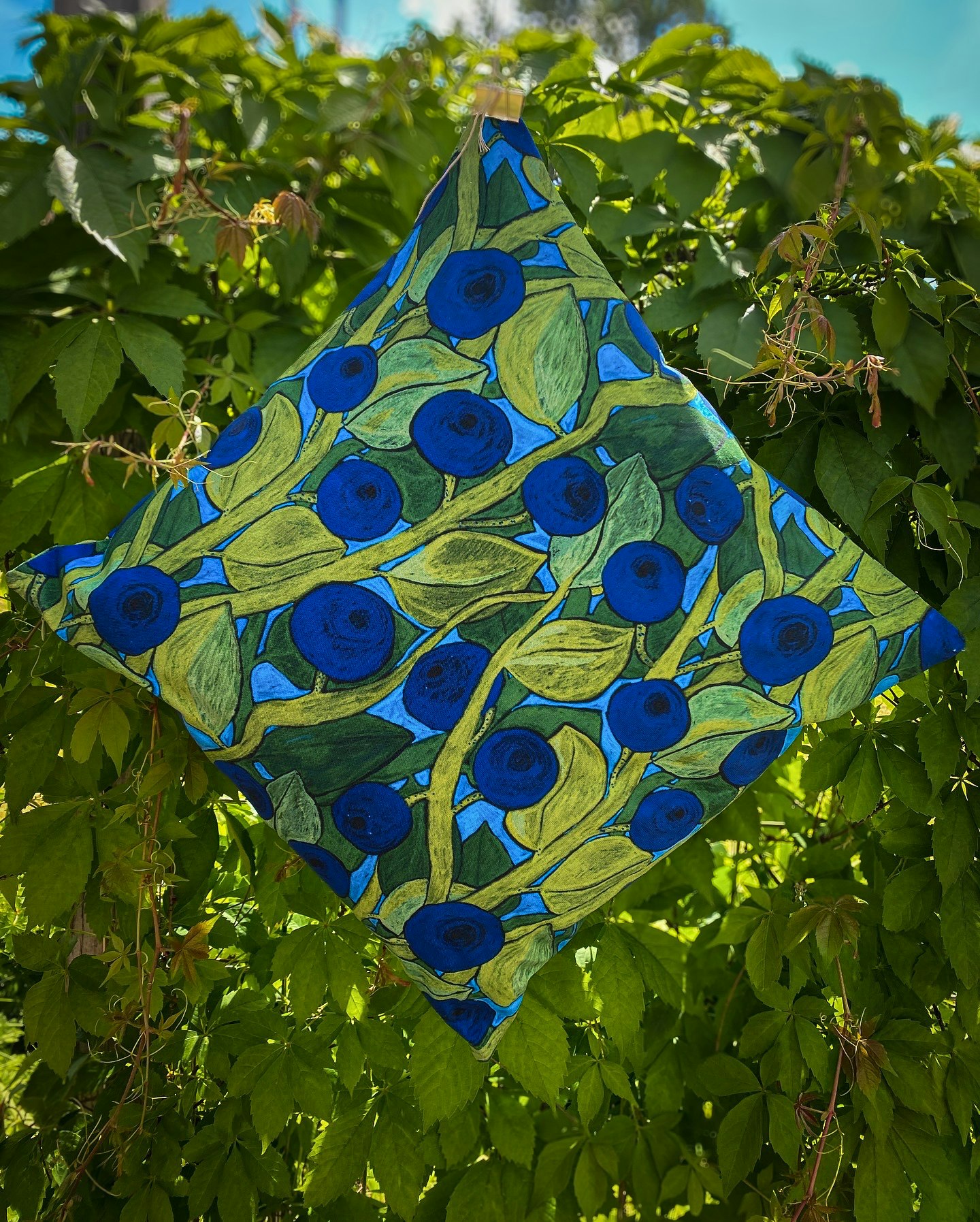 Bär mig - Kuddfodral 50x50 cm  – Ekologisk bomull