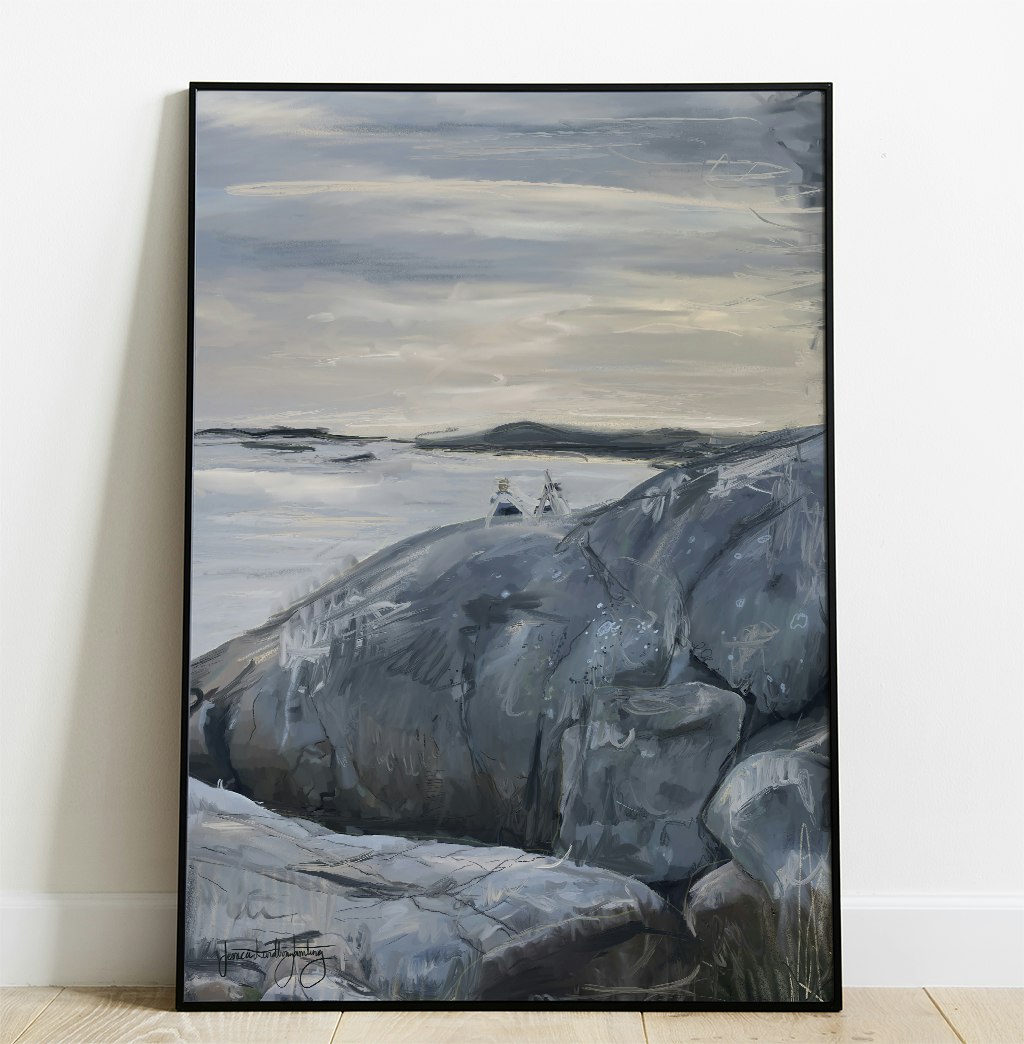 Kvällsdopp  –  Poster by Jessica Jämting
