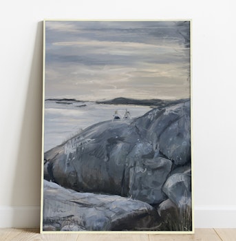 Kvällsdopp  –  Poster by Jessica Jämting