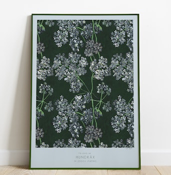 En äng av Hundkäx –  Poster by Jessica Jämting