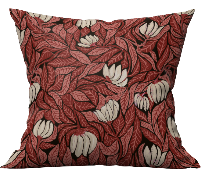 Vildvuxen Jul - Kuddfodral 50x50 cm  – Ekologisk bomull