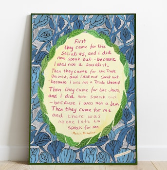 First they came  – Poster by Jessica Jämting