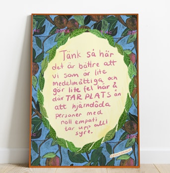 Tänk så här – Poster by Jessica Jämting