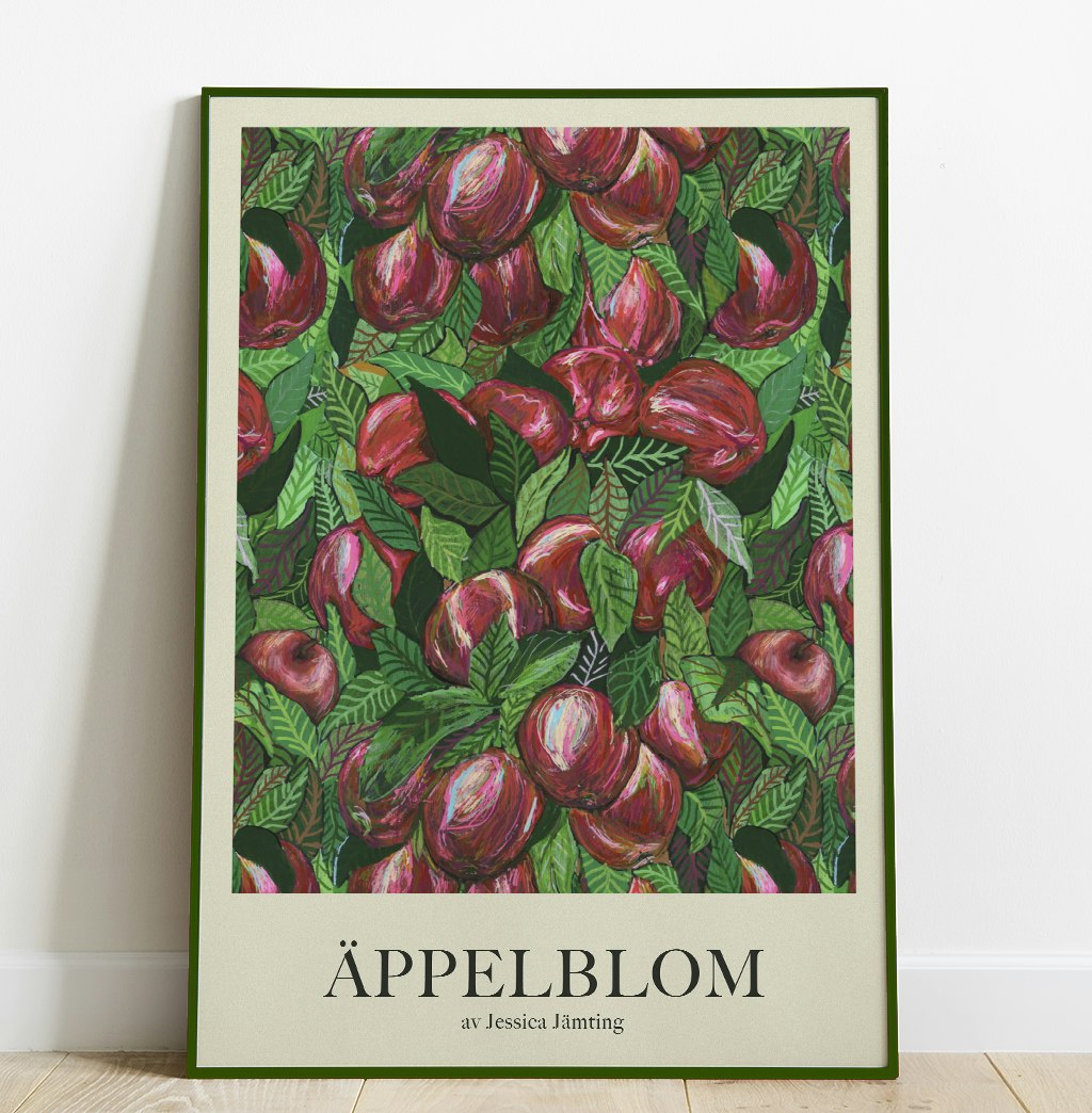 Äppelblom  –  Poster by Jessica Jämting
