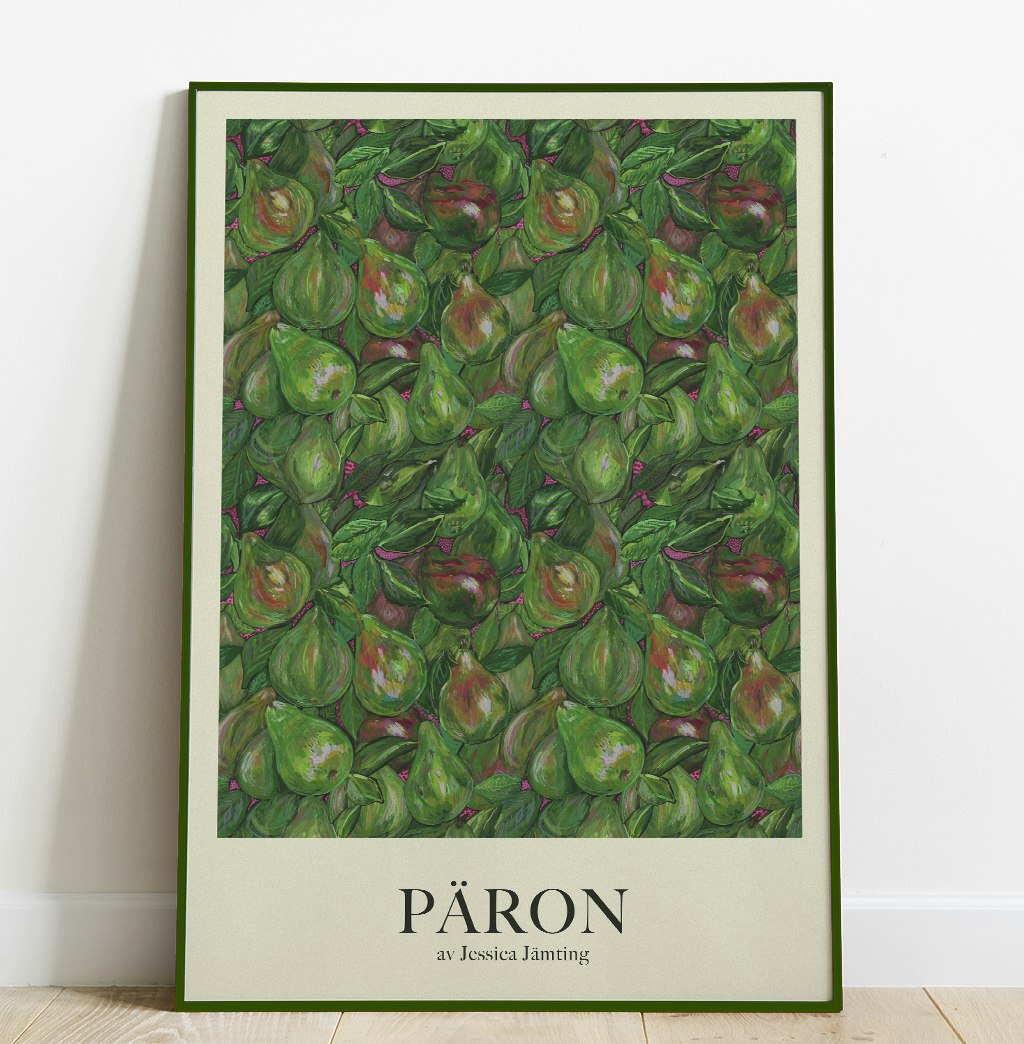 Päron  –  Poster by Jessica Jämting