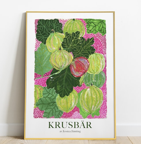 Krusbär  –  Poster by Jessica Jämting