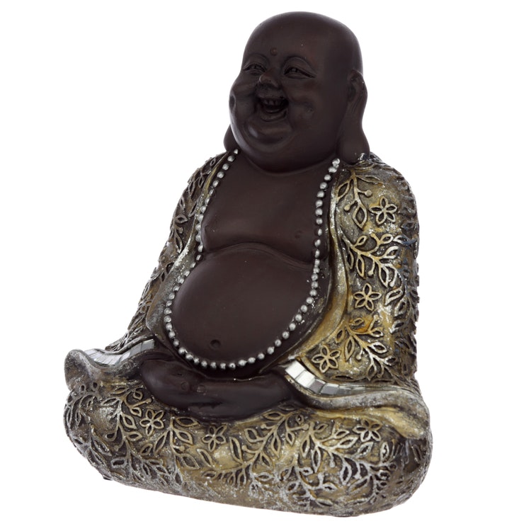 Sittande Happy Buddha