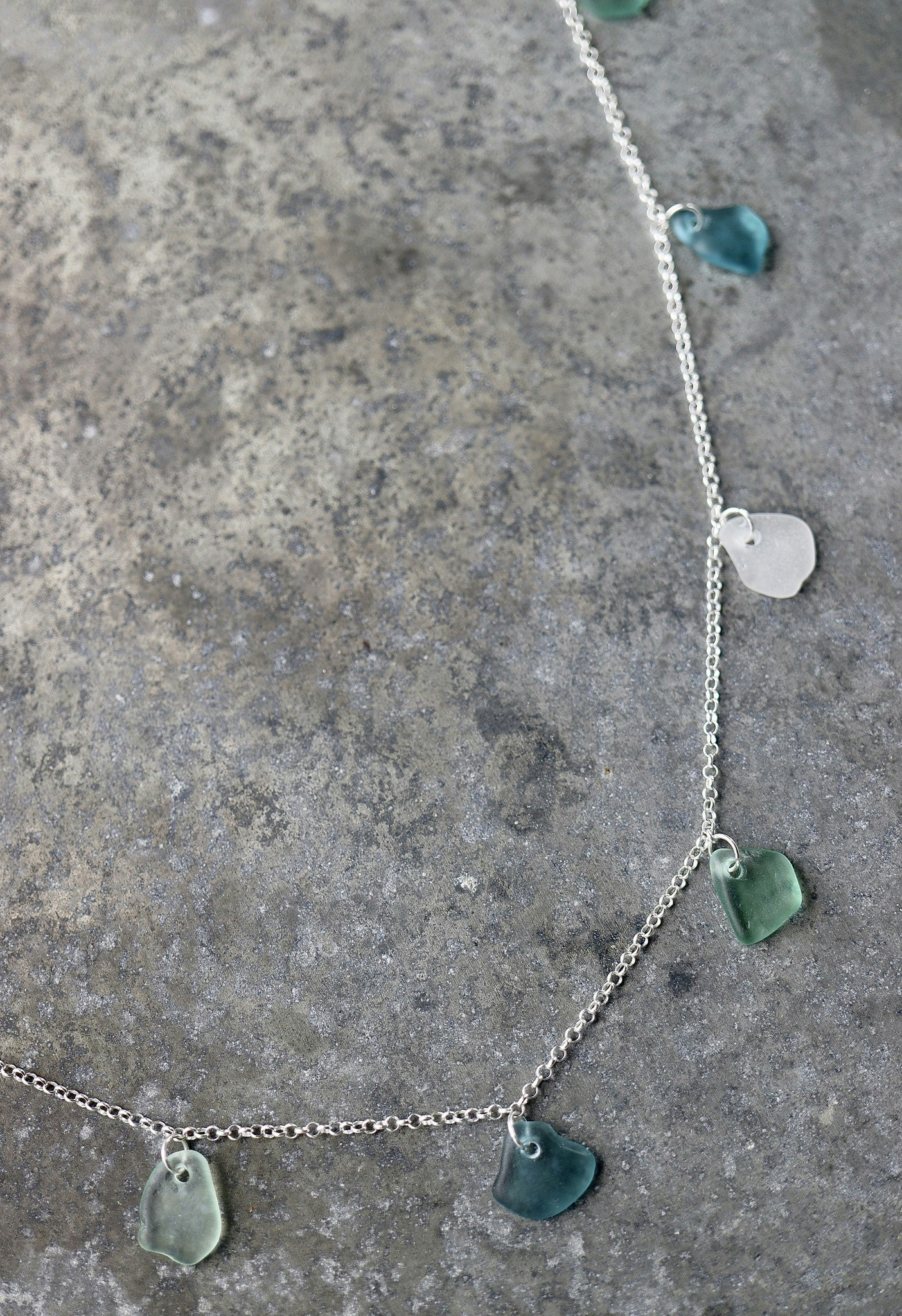 Long Treasure Hunter´s Sea Glitter halsband
