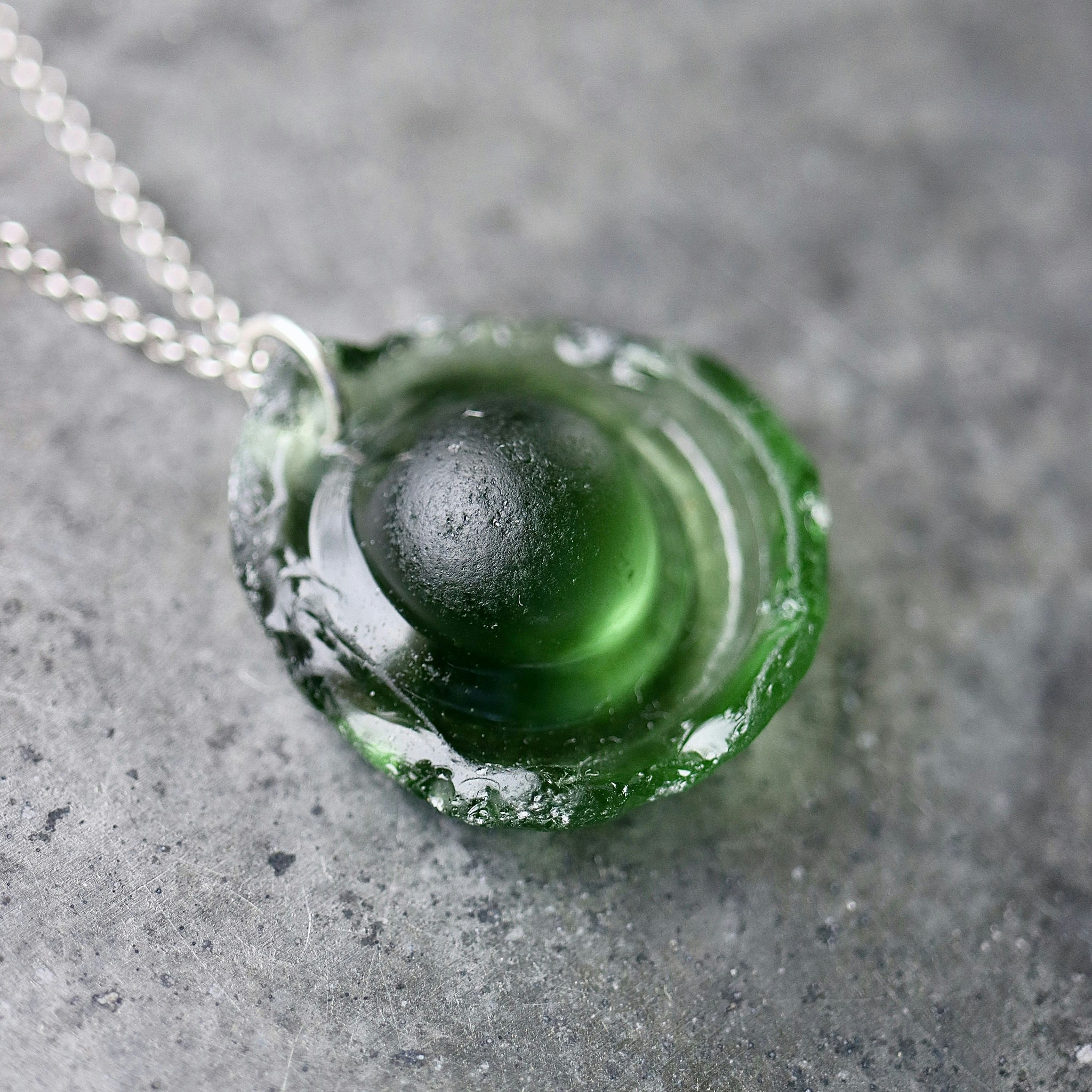 Green Sphere halsband