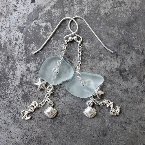Lightblue Medusas örhängen