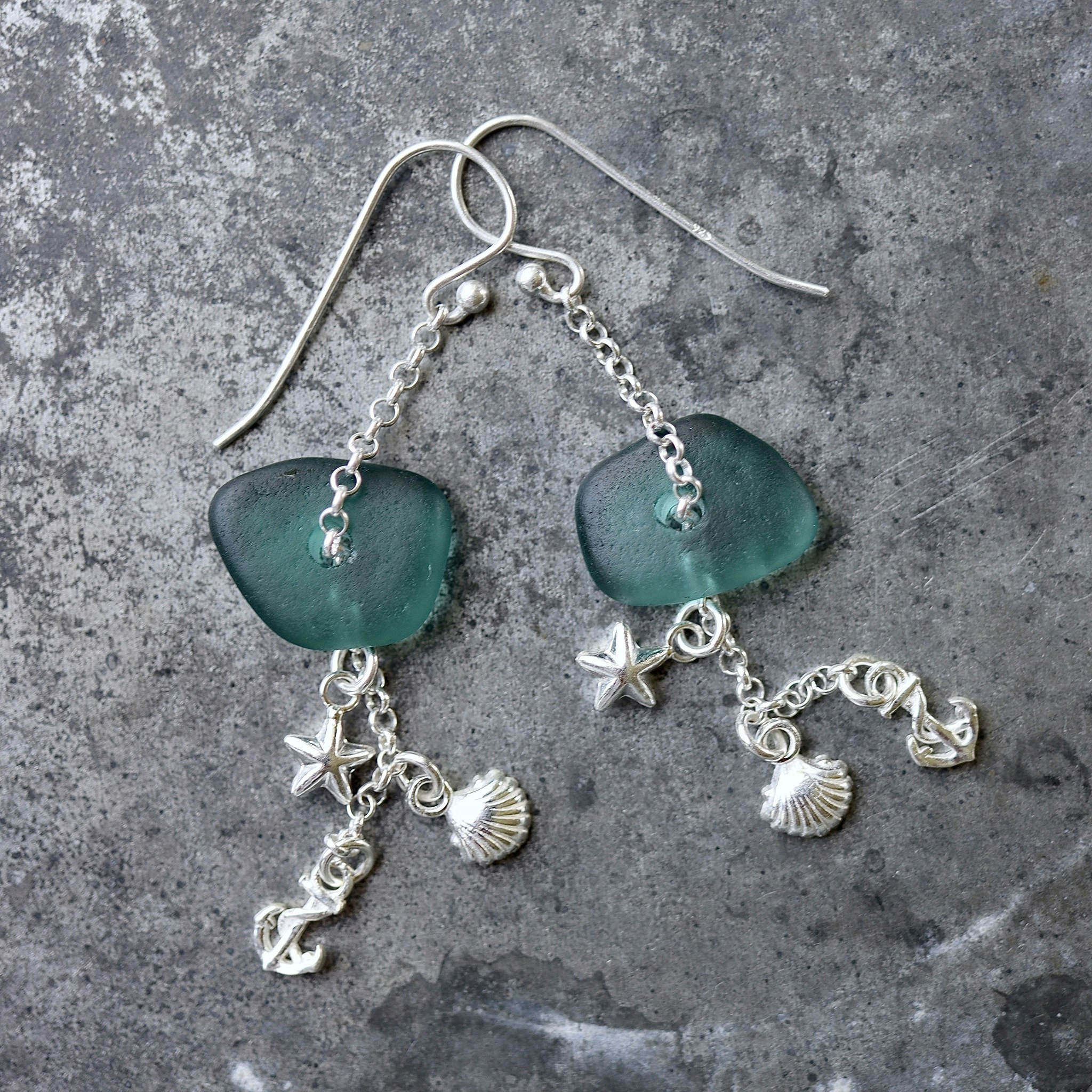 Turquoise Medusas örhängen