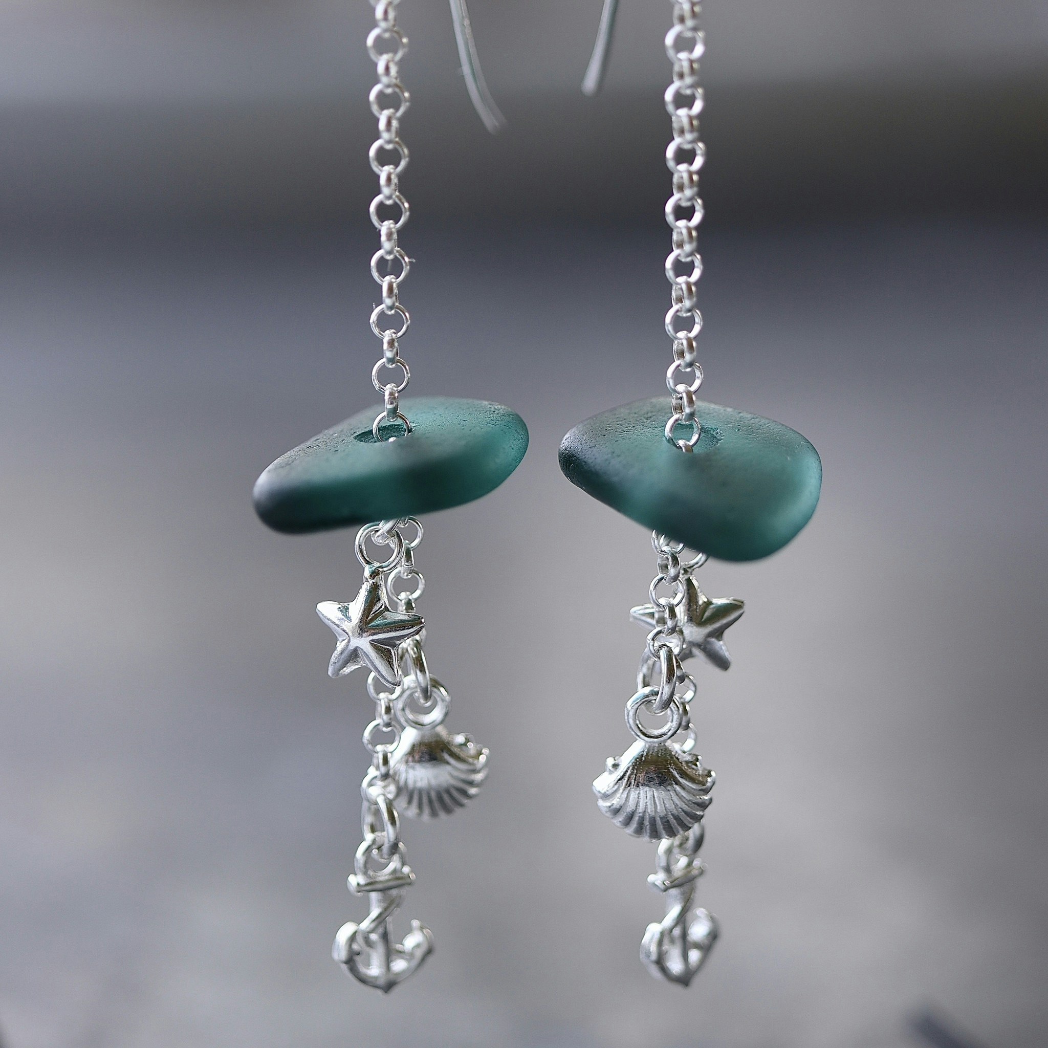 Turquoise Medusas örhängen
