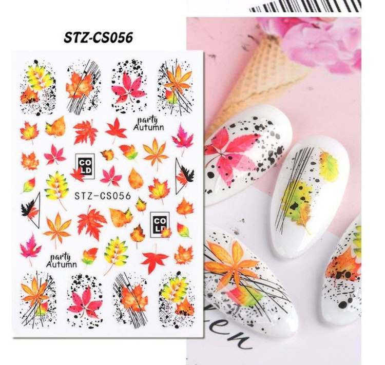 Autumn stickers - Nagelprodukter - Stort utbud av geléer tippar gelé lack  etc