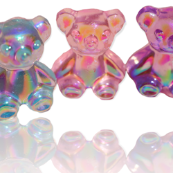 Björnar + kristaller