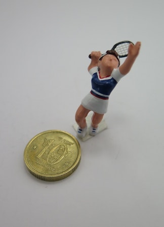 **Miniatyr** Tennisspelare tjej