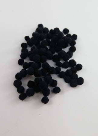 PomPoms svart 5mm