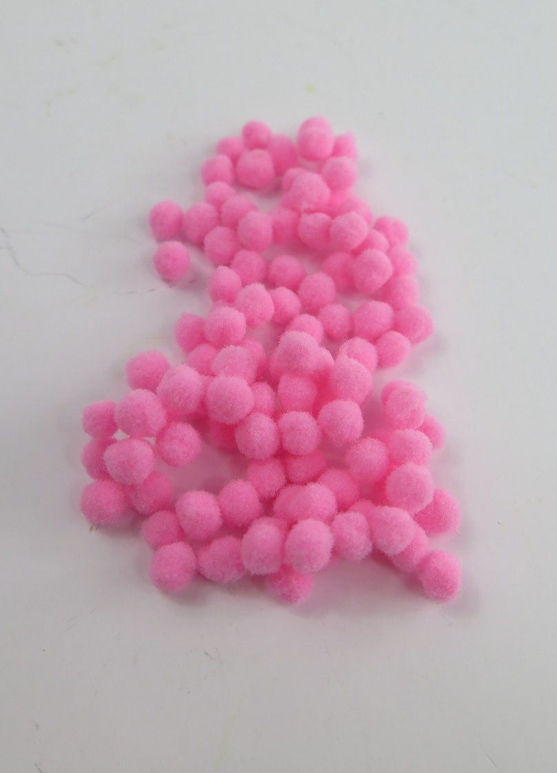 PomPoms rosa 5mm