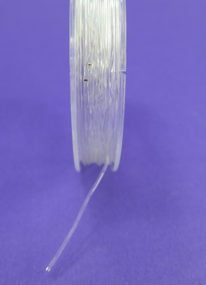 Elastisk nylontråd på rulle 1mm - 10m