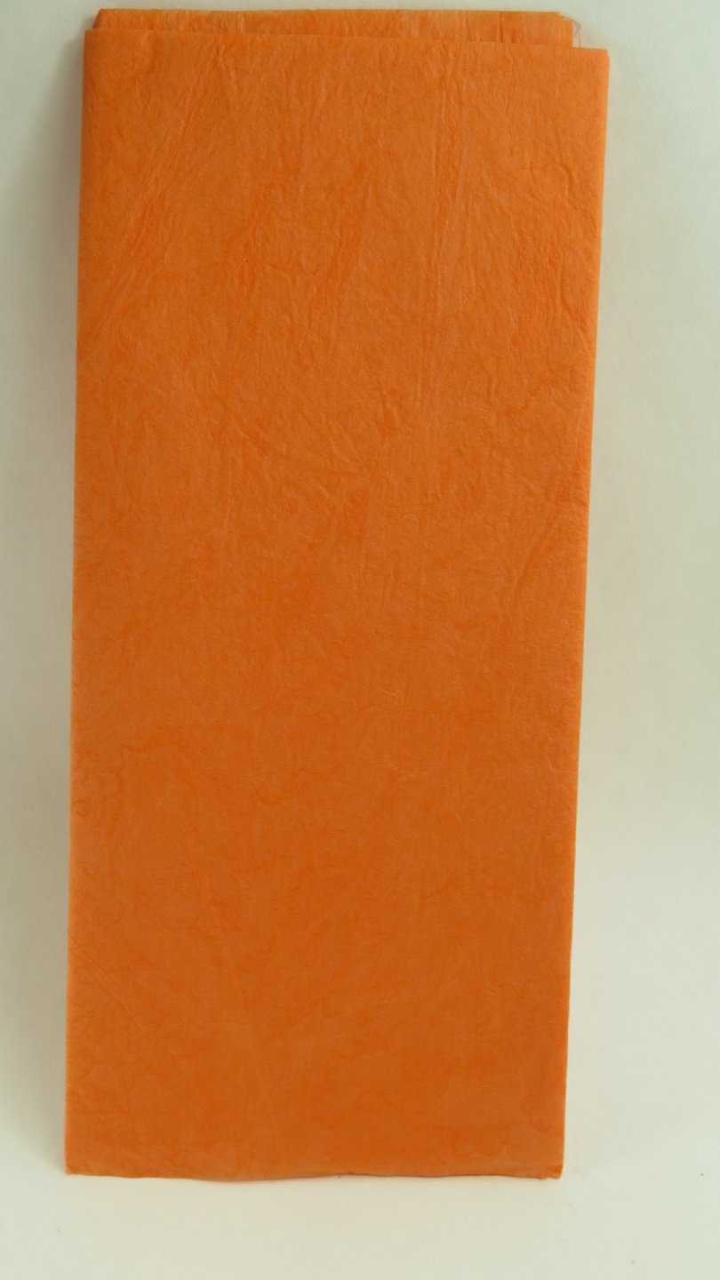 Orange silkespapper