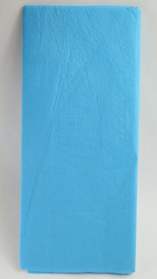 Ljusblått silkespapper