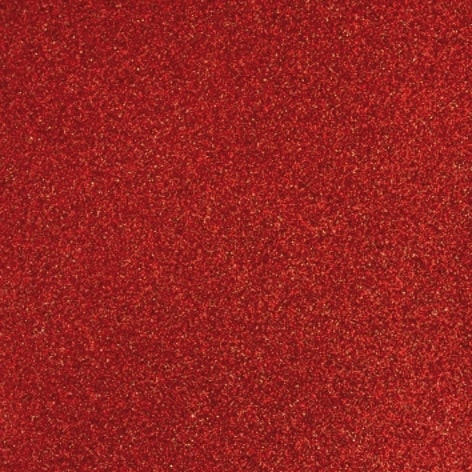 Glitterpapper 30,5x30,5 Cardinal röd