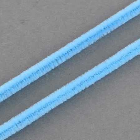 Chenille Piprensare 5mm ljusblå