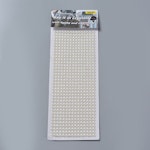 Självhäftande halv-pärlor pärlemoresin stickers 6mm