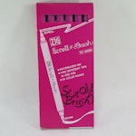 Zig Scroll & Brush tuschpennor 6-p mörk rosa