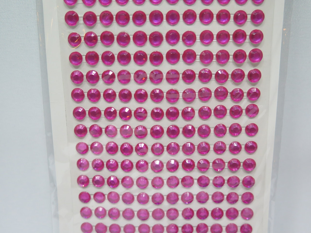 Akryl Rhinestone Stickers rosa