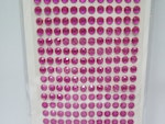 Akryl Rhinestone Stickers rosa