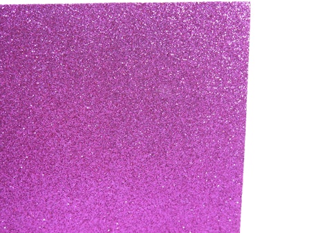 Glitter mossgummi foam A4 Rosa