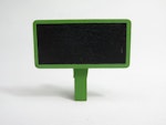 Små klädnypor med blackboard - 48x50mm - grön
