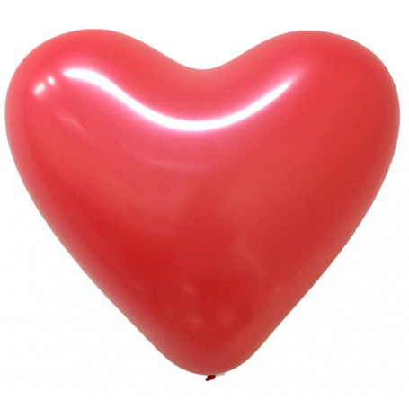 Hjärtballonger 10st röda