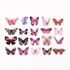 Stickers till scrapbooking fjärilar 40st/påse