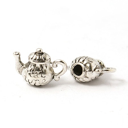 Charms - Berlock - Tekanna - antik silver