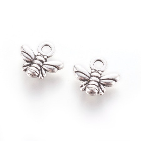 Charms - Berlock - Bi - antik silver