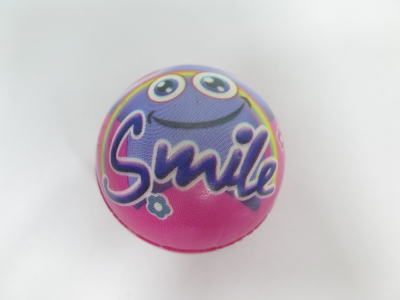 Studsboll Smile rosa