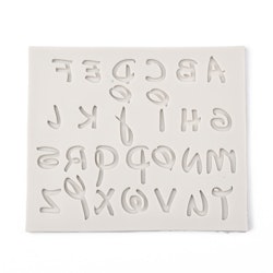 DIY gjutform silikon Alfabetet A-Z