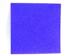 Fyrkantiga små orgamipapper glitter - blå - 6,5x6,5 - 4st