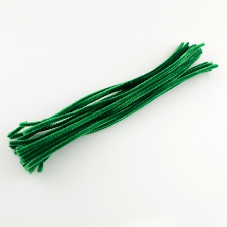 Chenille Piprensare 5mm grön