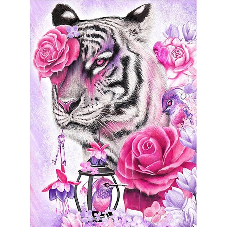 Tiger - Diamond Painting  5D - 30x20