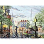 Paris - Diamond Painting  5D - 40x30