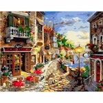 Italiensk by - Diamond Painting 5D  - 40x30