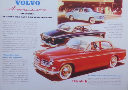 **Vykort nostalgi** Volvo Amazon