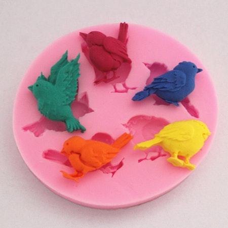DIY gjutform silikon Fåglar