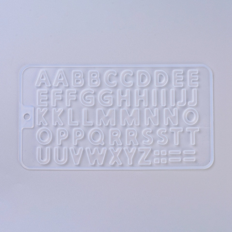 DIY gjutform silikon bokstäver A-Z