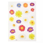 Vattentäta självhäftande stickers - blommor - 1ark